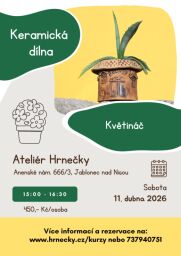 11.4.2026 Keramická dílna - Květináč